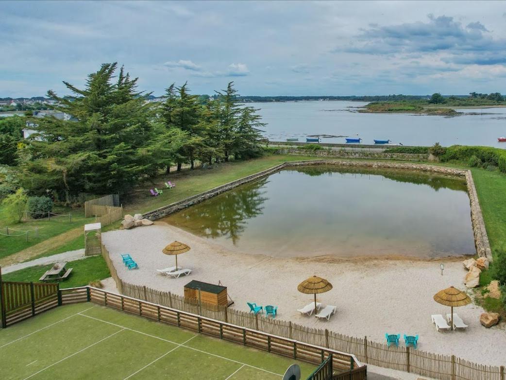 Camping Paradis Le Moulin Des Oies Belz Ngoại thất bức ảnh